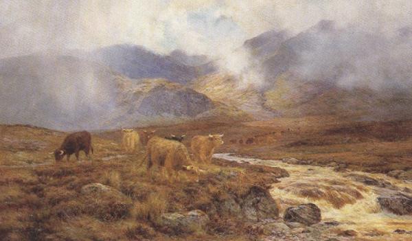 Louis bosworth hurt On Rannoch Moor (mk37) oil painting picture